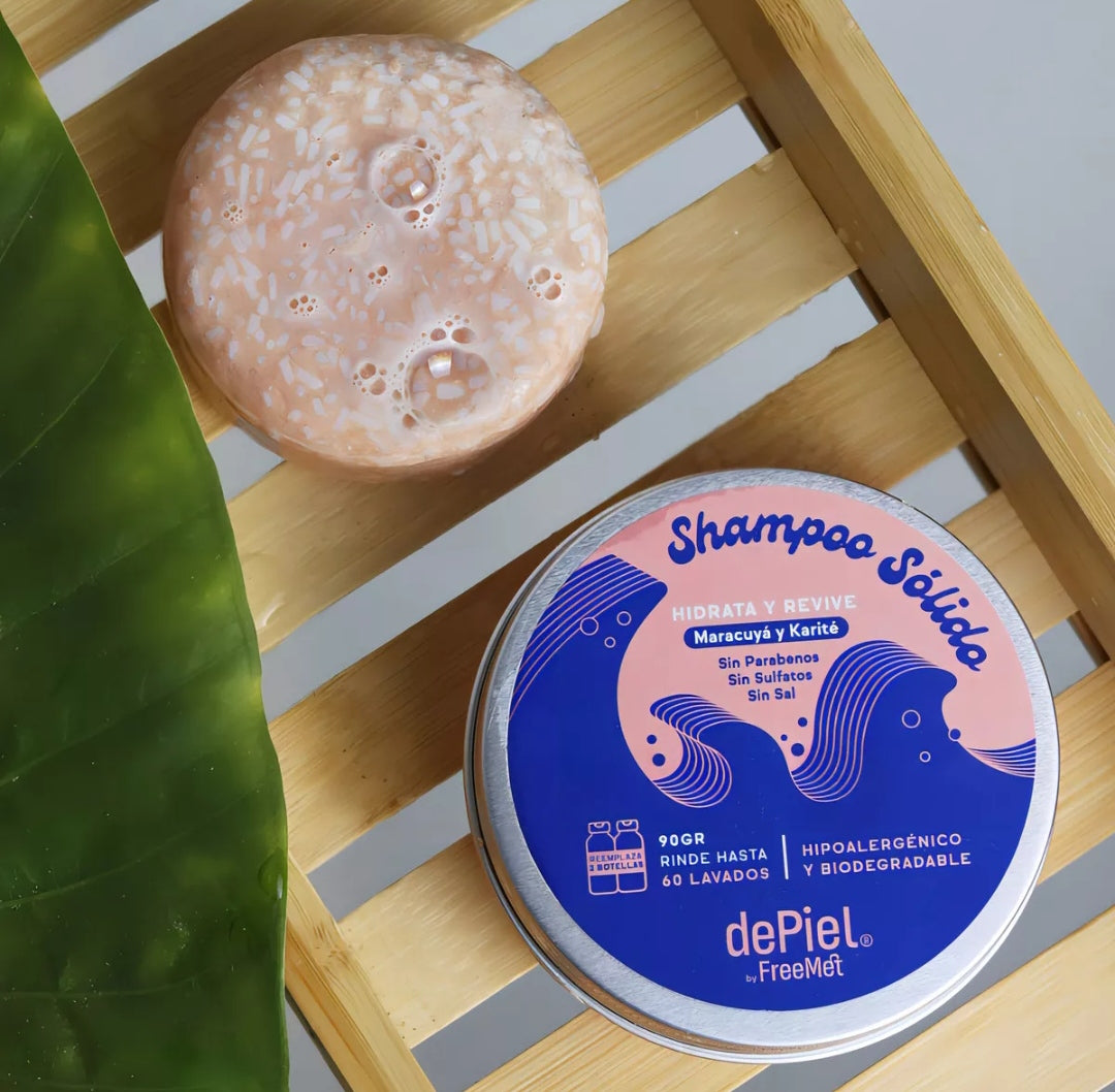 Shampoo Solido 100% Natural 60g Freemet