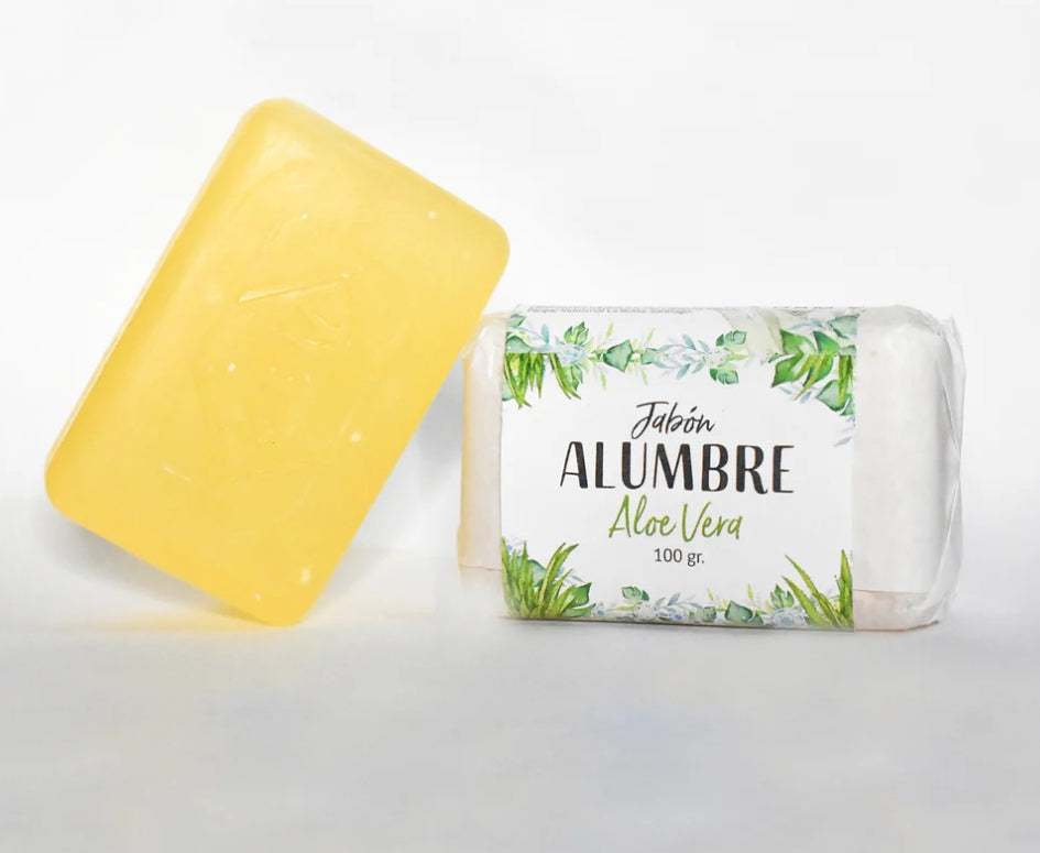 Jabón Áloe Vera más Carbón Activado 100g Hbm
