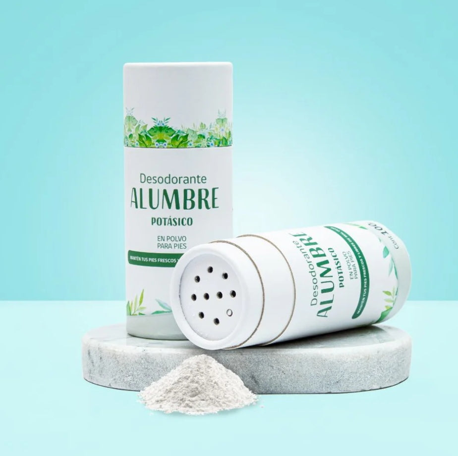 Polvo Piedra Alumbre para Pies 100g
