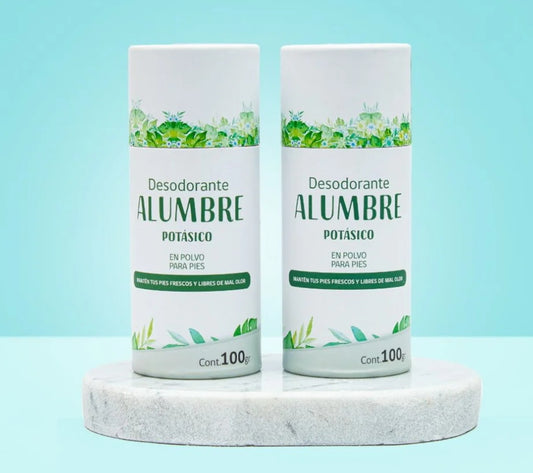 Polvo Piedra Alumbre para Pies 100g
