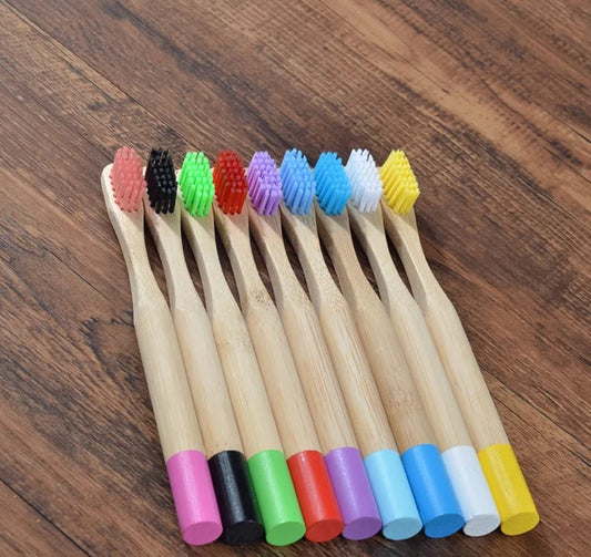 Cepillos Dentales Niños Redondo de Bambú