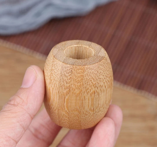 Soporte Cepillos Dentales Bambú