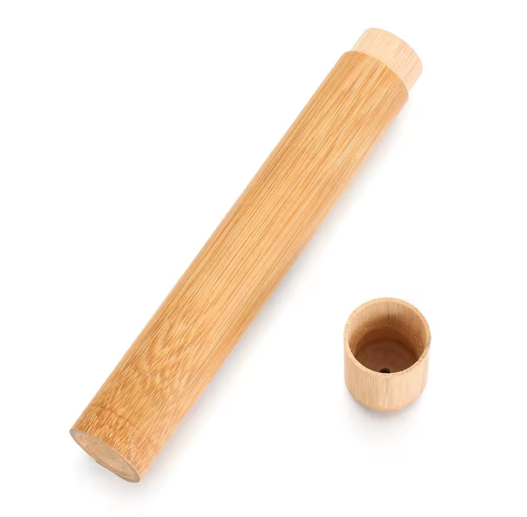 Porta Cepillo Dental Bambú 21cm
