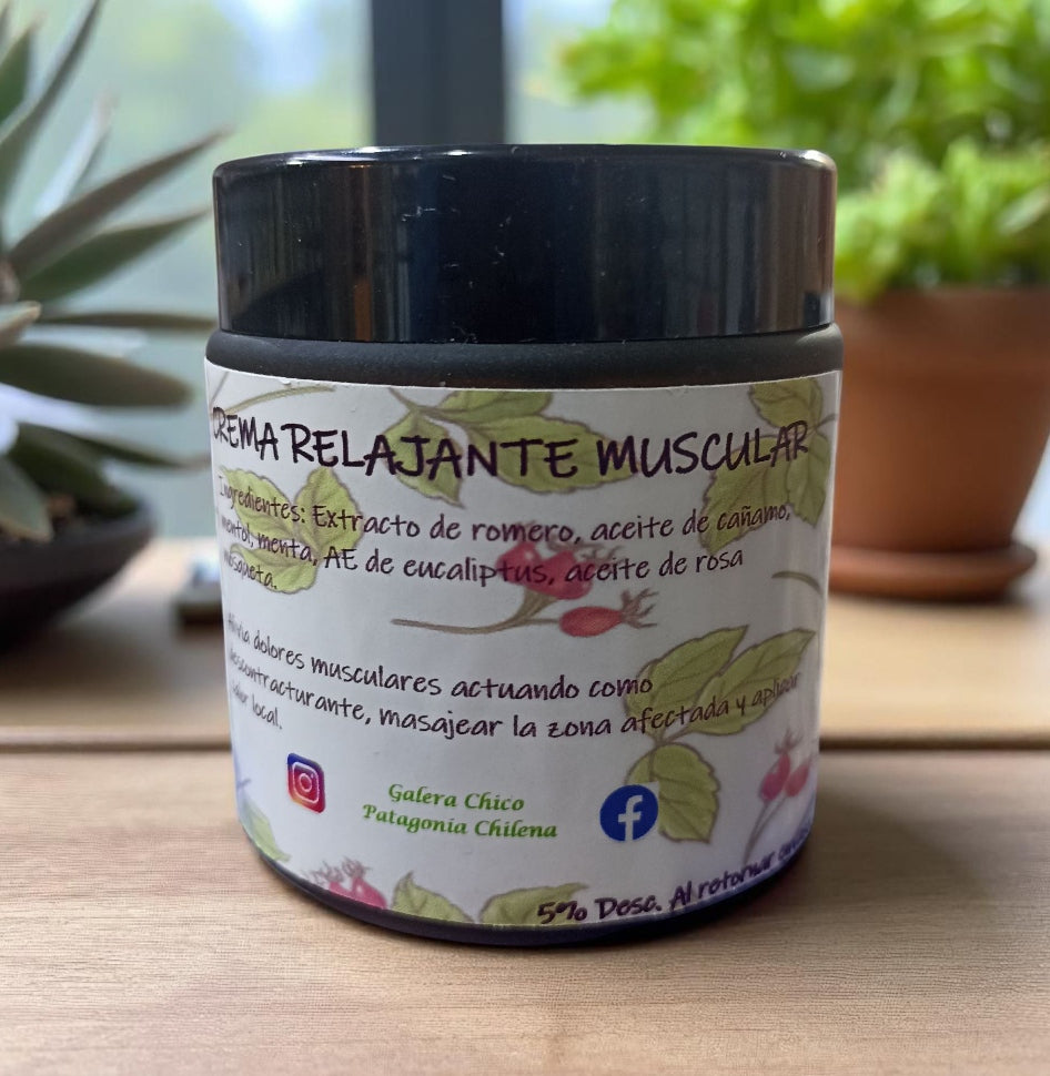 Crema Relajante Muscular Natural 100g