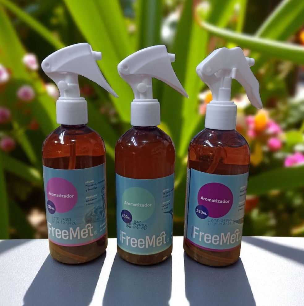 Aromatizante Telas y Ambiente 250ml Freemet