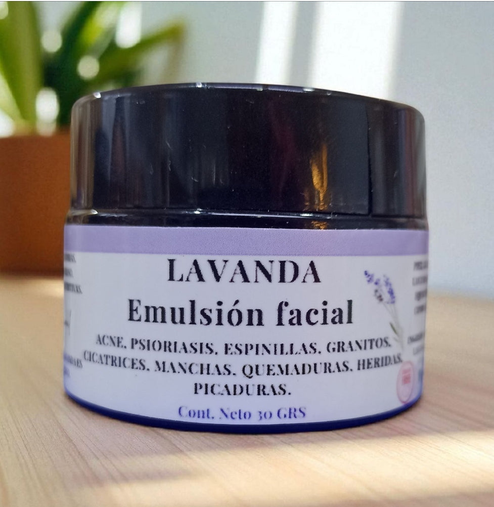Crema Facial Lavanda Natural 30g