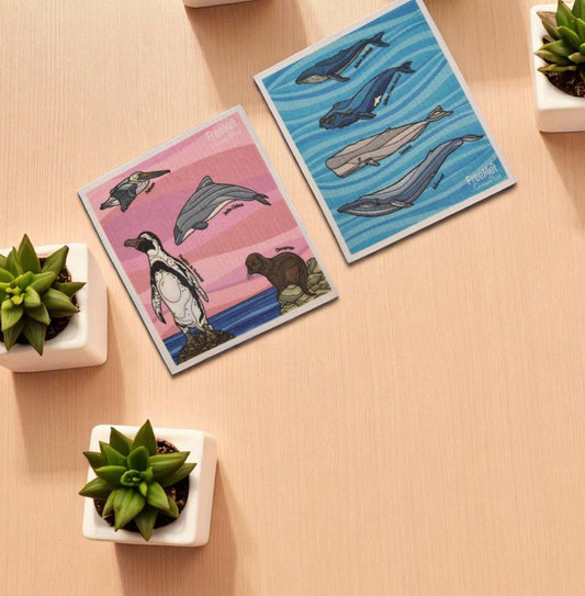 Paños Reutilizables y Compostables 2un Freemet