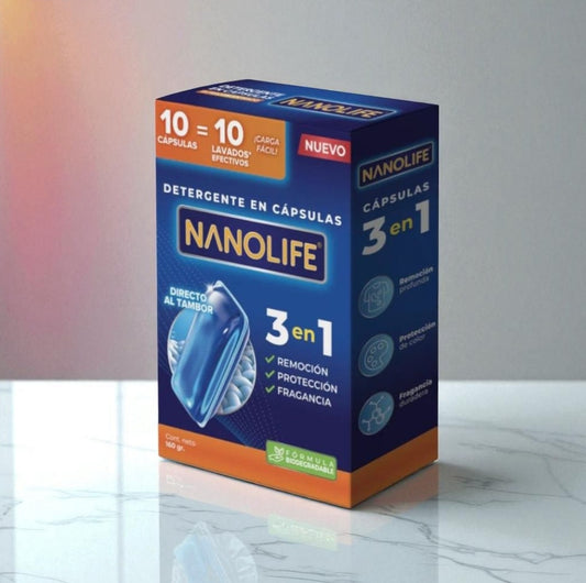 Detergente en Cápsulas Biodegradable Nanolife