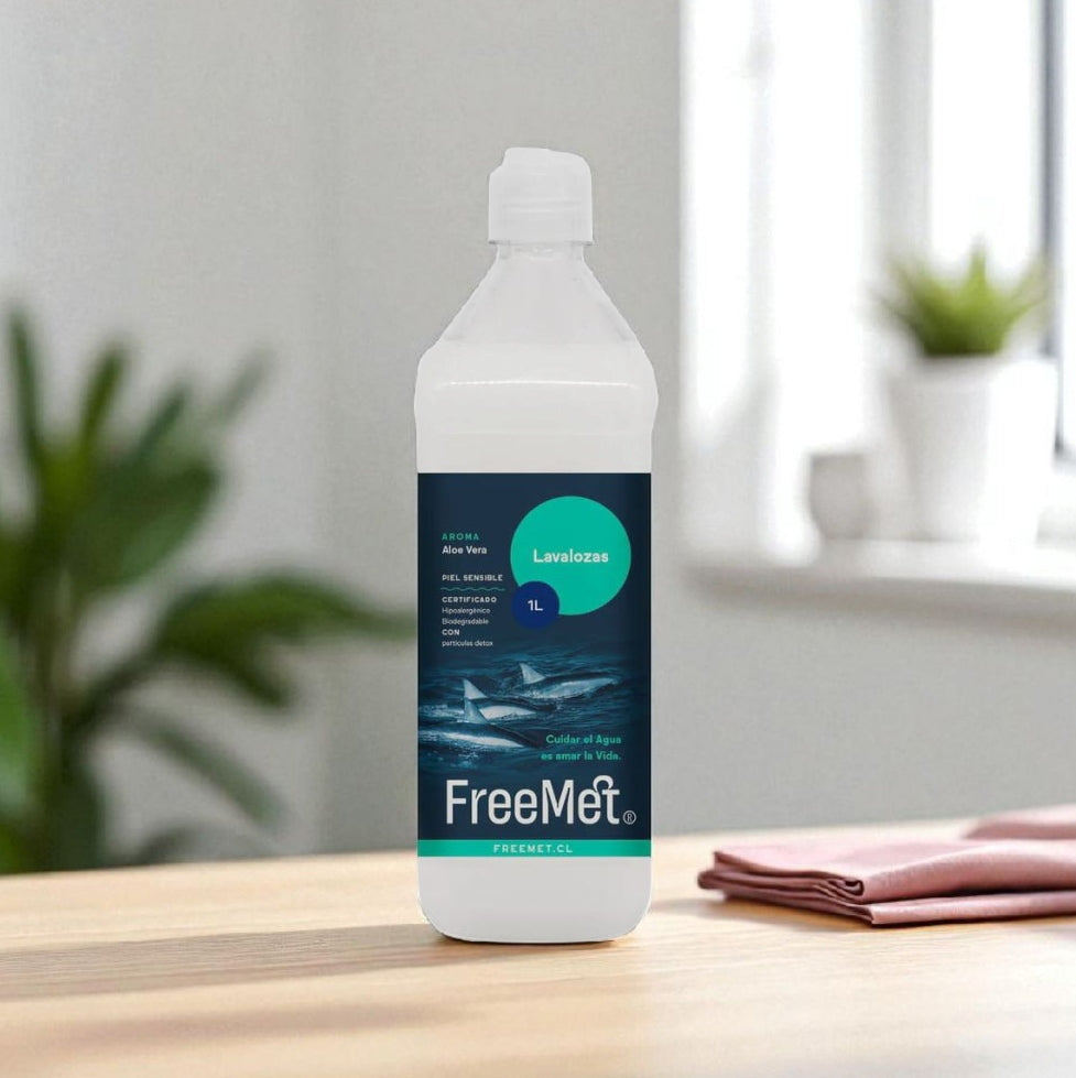 Lavaloza Líquido 1 Litro Mandarina o Aloe Vera Freemet