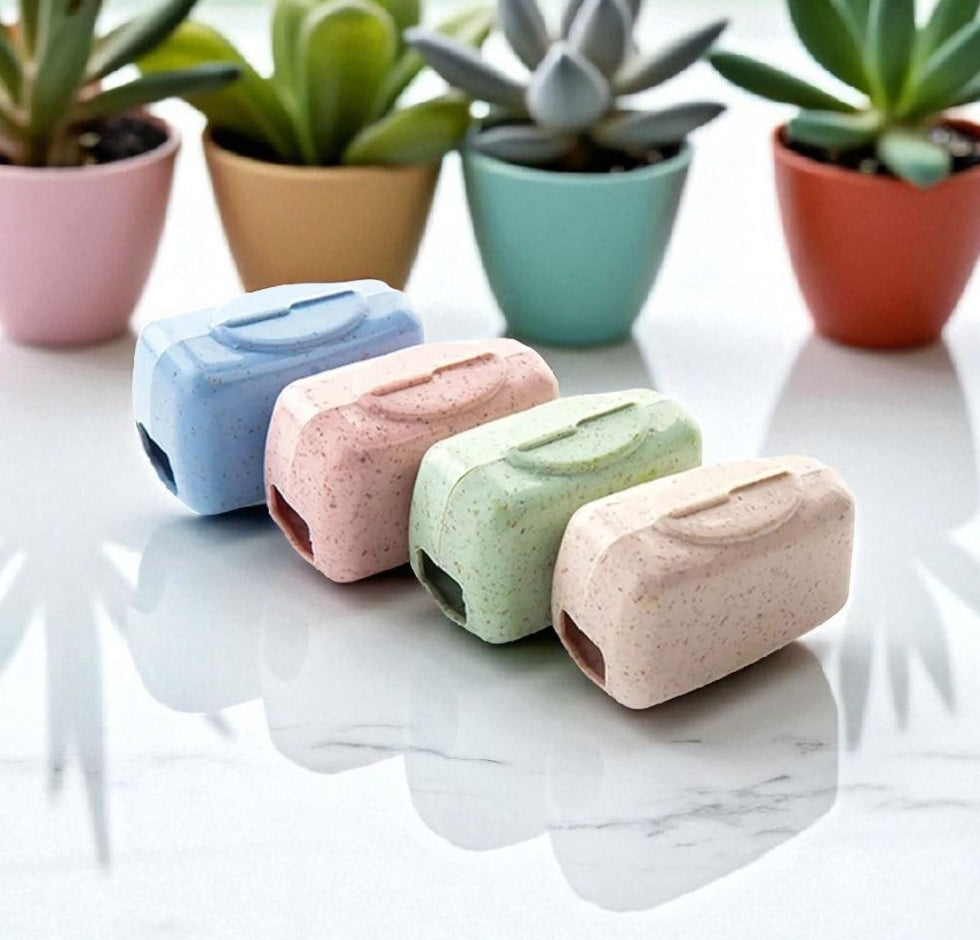 Cubre Cerdas Cepillos Dentales Biodegradable 4 Unidades