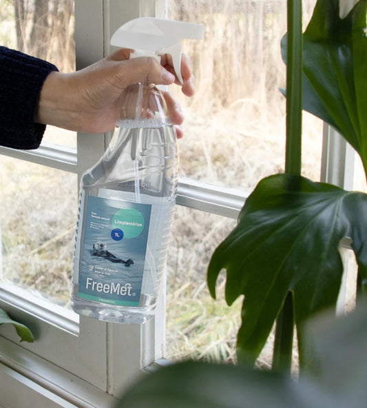 Limpia Vidrios 1 Litro Biodegradable Freemet