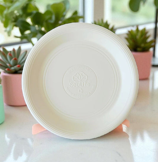 Set de 10 Platos Biodegradable 22 y 17 cm