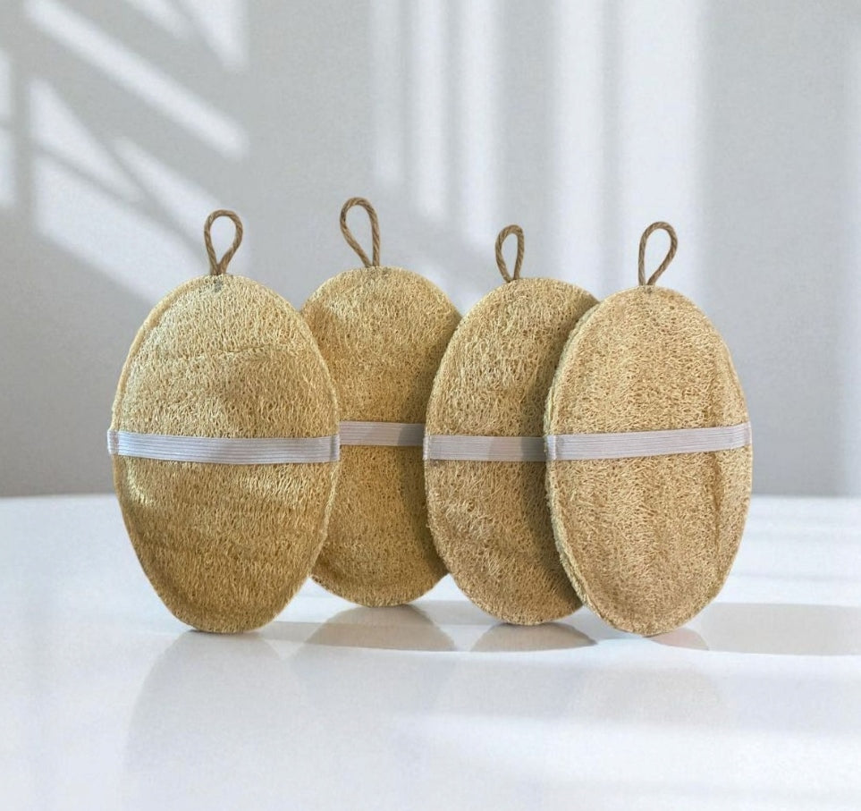 Esponja Ovalada Luffa 11x17cm