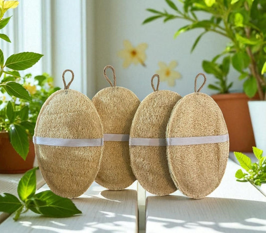 Esponja Ovalada Luffa 11x17cm