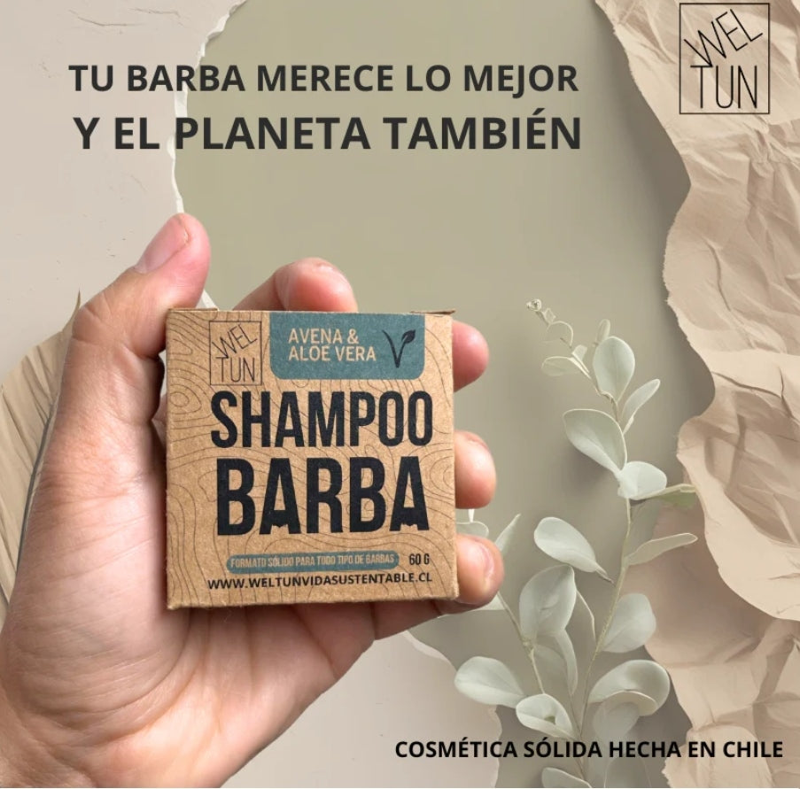 Shampoo Sólido para la Barba 60g