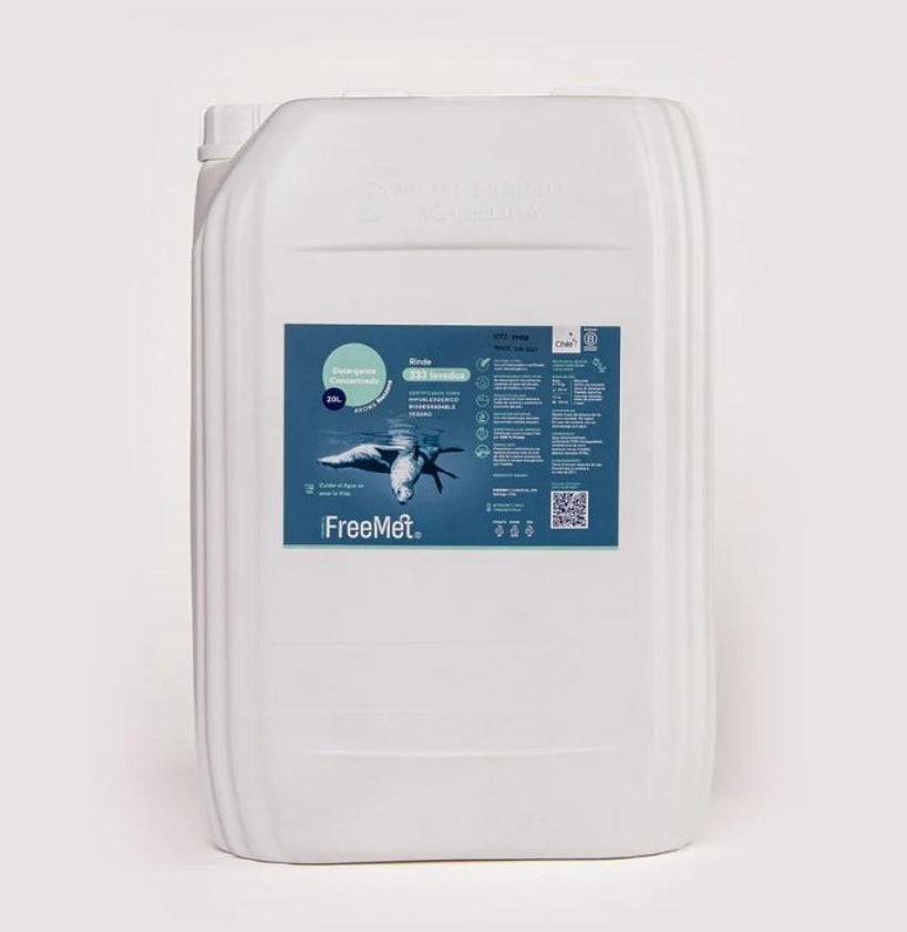 Recarga Detergente Freemet Aroma Manzana 1 Litro