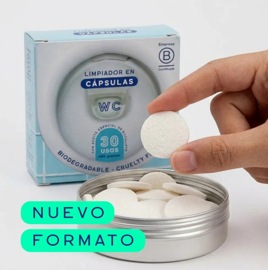 Capsulas limpiadoras de WC