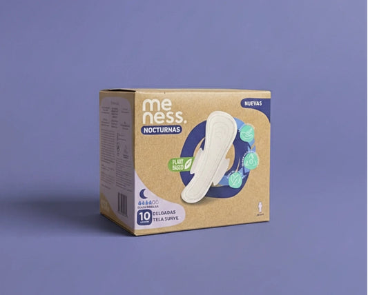 Toallas Higiénicas Nocturnas Desechables y Compostables