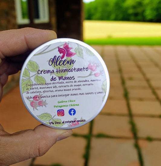 Crema Humectante de Manos Natural 60ml
