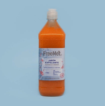 Jabón Exfoliante Líquido Pomelo Granada 1 Litro Freemet