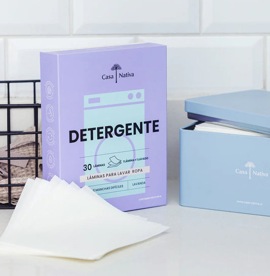 Detergente Laminas Aroma Lavanda 30un Casa Nativa