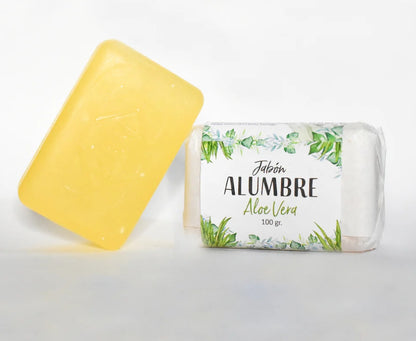 Jabón Áloe Vera más Carbón Activado 100g Hbm