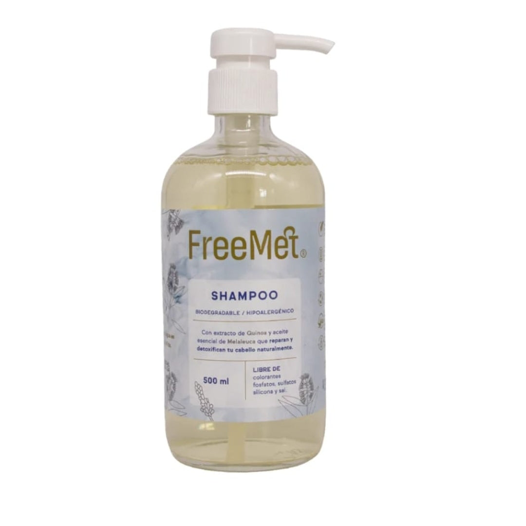 Shampoo Líquido Quinoa 500ml Freemet