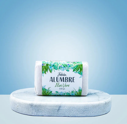 Jabón Áloe Vera más Carbón Activado 100g Hbm