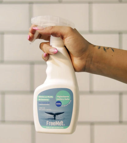 Higienizante Cocina y Baños 500ml con Gatillo Freemet