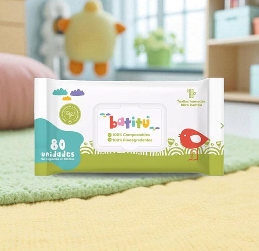 Toallitas Húmedas Biodegradable 80un