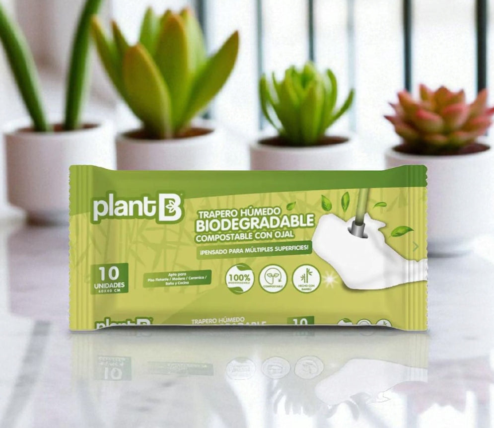 Traperos Desechables Compostables 10un