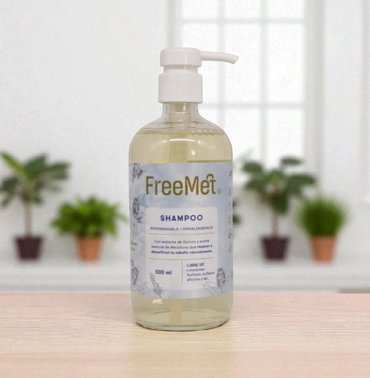 Shampoo Líquido Quinoa 500ml Freemet