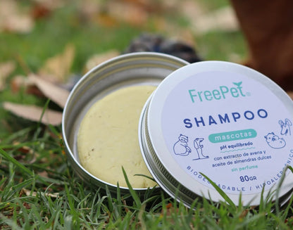 Shampoo Solido Mascotas 80g Freemet