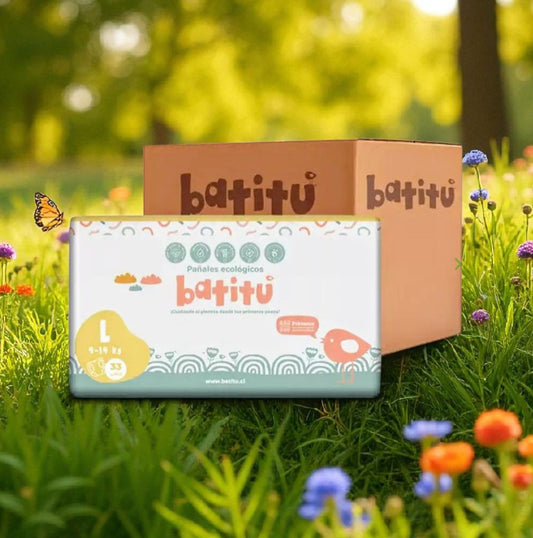Pañales Desechables y Compostables Talla L 30 Unidades