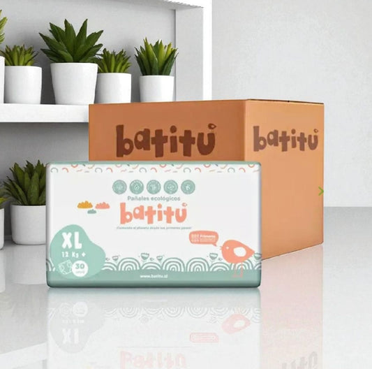 Pañales Desechables y Compostables Talla XL 30 Unidades