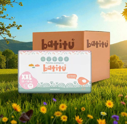 Pañales Desechables y Compostables Talla XXL 30 Unidades