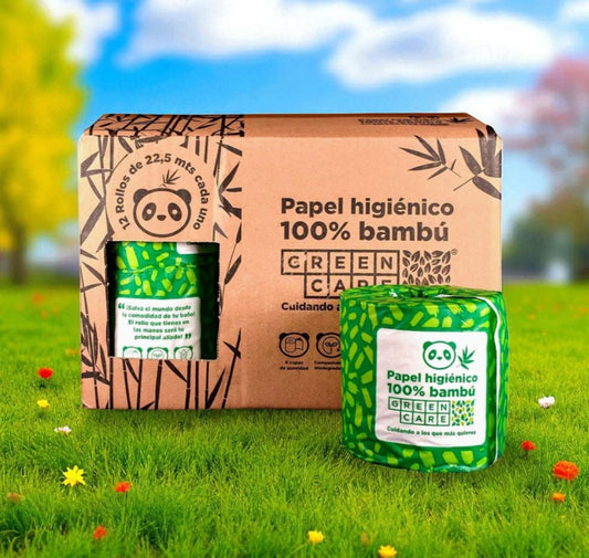 Caja Papel Higiénico Bambú 12un 4 Capas