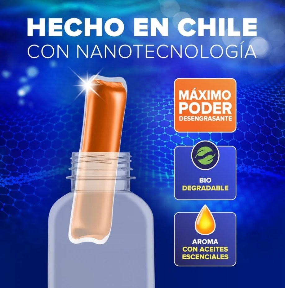 Recarga Antigrasa en Capsulas Biodegradable