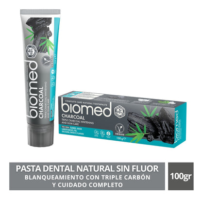Pasta Dental Natural Carbon Activado Vegano 100g