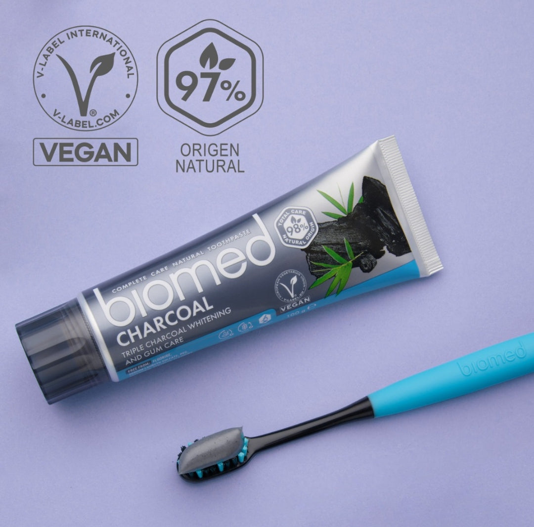 Pasta Dental Natural Carbon Activado Vegano 100g