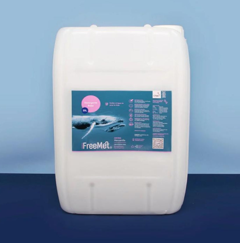 Recarga Detergente Freemet Aroma Manzanilla 1 Litro