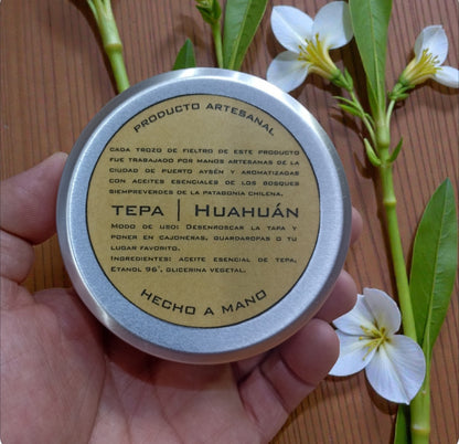 Aromatizante en Fieltros Sin Químicos