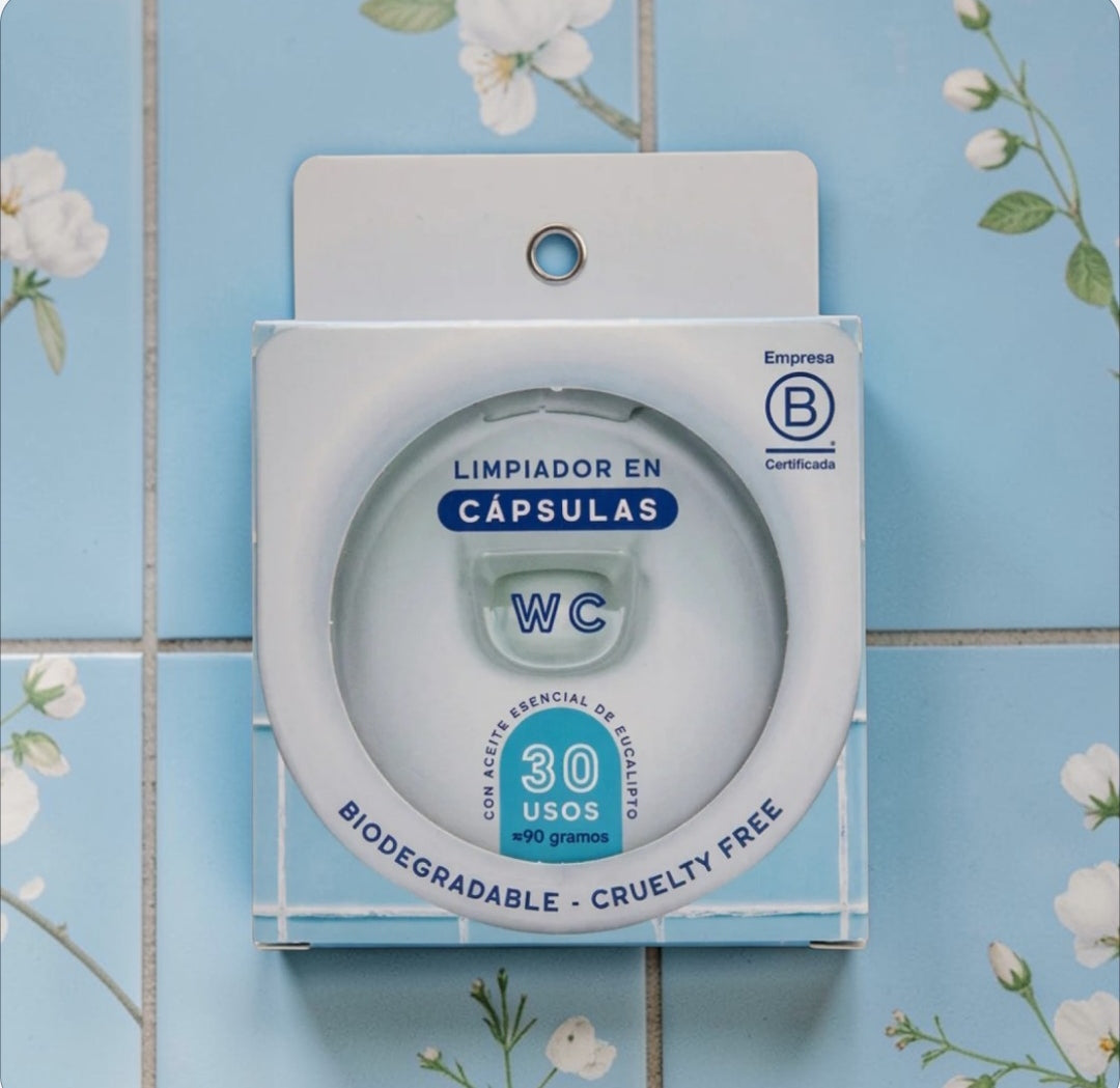 Capsulas limpiadoras de WC