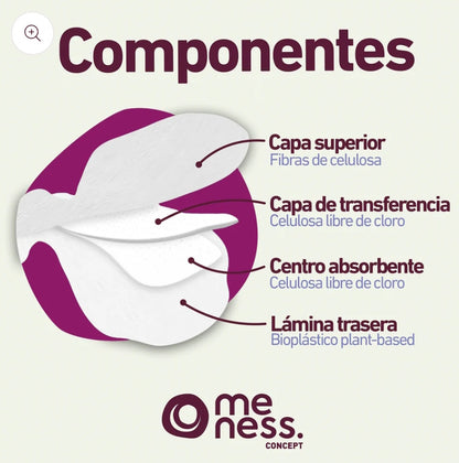 Toallas Higiénicas Desechables Compostables 10un