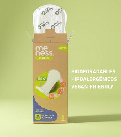 Protectores Uso Diario Compostables 20un