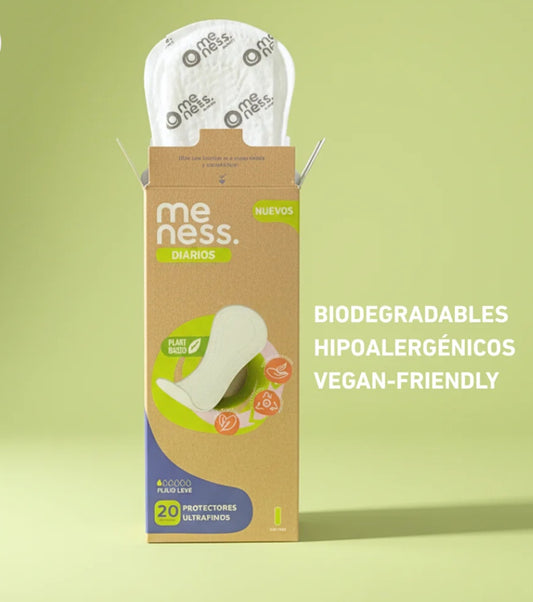 Protectores Uso Diario Compostables 20un