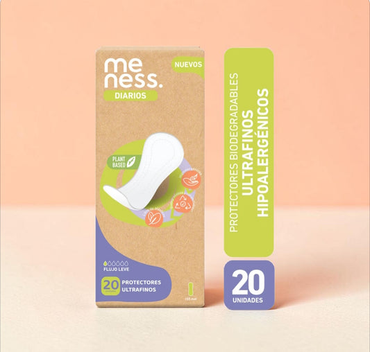 Protectores Uso Diario Compostables 20un