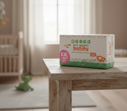 Pañales Desechables y Compostables Talla XXL 30 Unidades