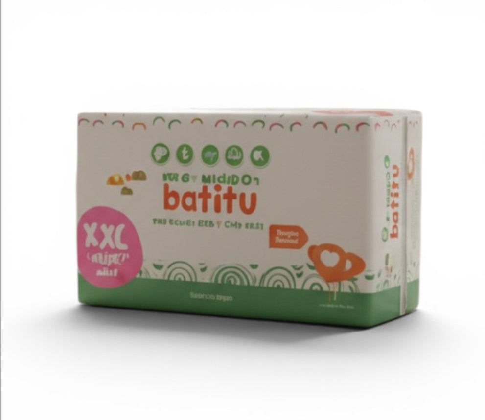 Pañales Desechables y Compostables Talla XXL 30 Unidades
