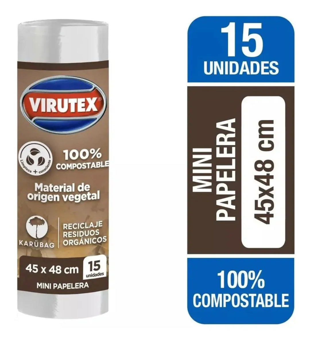 Bolsas de 15un Compostables 45x48